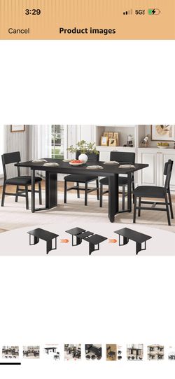 Dining table set