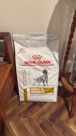 Brand new sealed Royal Canin urinary SO dog food