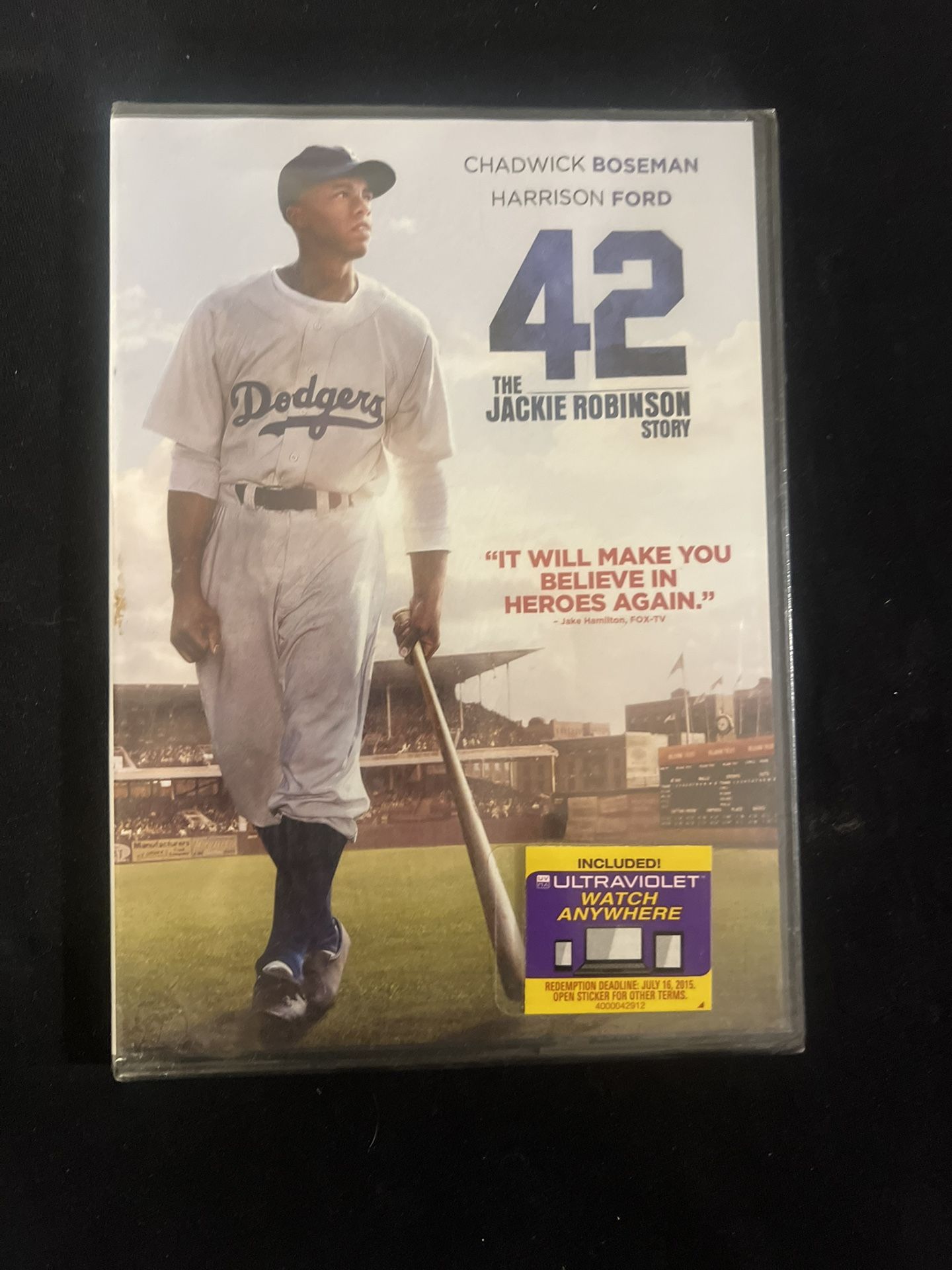 42 The Jackie Robinson Story (DVD, 2013) New & Sealed Chadwick Boseman