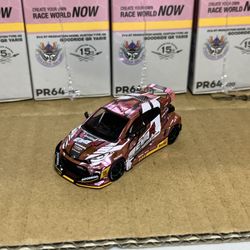 Pop Race 1:64 EVA RT Production Model Custom Type-08 - Goodride GR Yaris