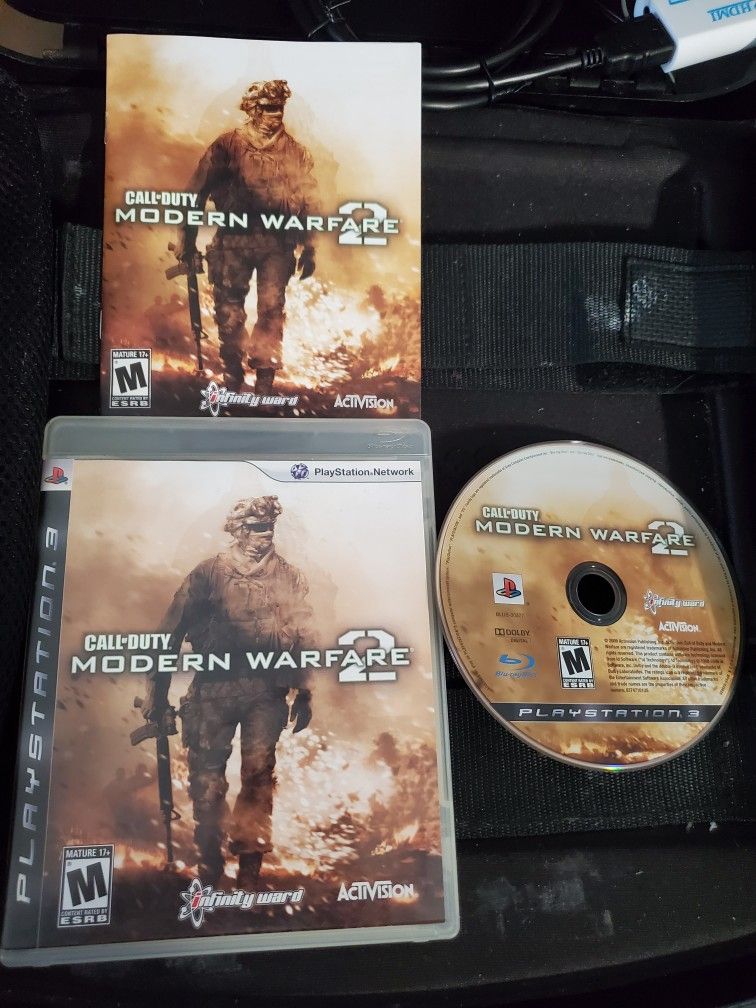 Call of Duty: Modern Warfare 2 (Playstation 3, 2009) PS3 Complete CIB excellent condition