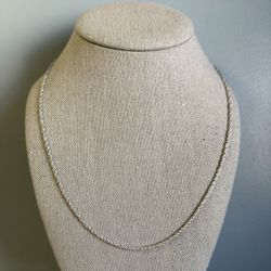 Bony Levy 14k White Gold 20” Chain Necklace 