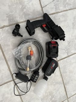 Cordless Pressure Washer, 48V Power Washer Gun with 2 Batteries - Like New
