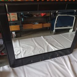 Nice Beveled Glass Mirror Frame For On Top Of Dresser 41 In Wide 28 In Tall 31st
