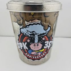2020 GPK Garbage Pail Kids 35th Anniversary Commemorative Tin Trash Can With Box (EMPTY)