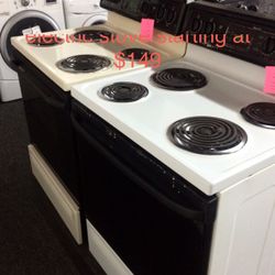 Electric stove starting at $149