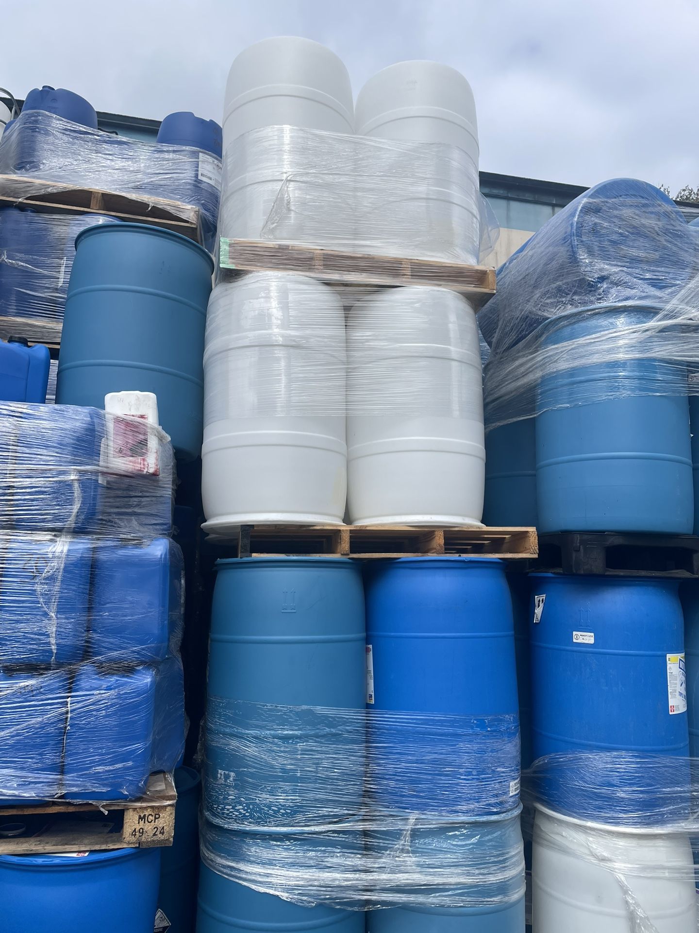 Food Grade Poly Barrels 55 Gal Drum