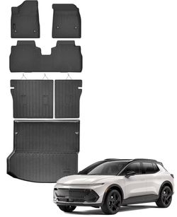 AUXKO All Weather Floor Mats Cargo Mat Rear Back Seat Protector for Chevrolet Equinox