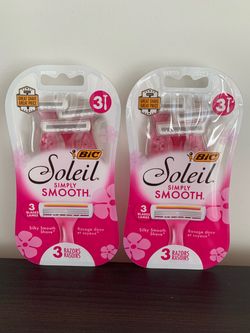 Bic Soleil Simply Smooth Razors, Price for Both