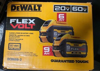 DeWalt FlexVolt 20V/60V Battery 2-Pack DCB669-2