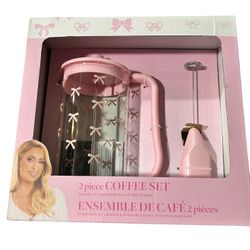 Paris Hilton 2 Piece Coffee Set 