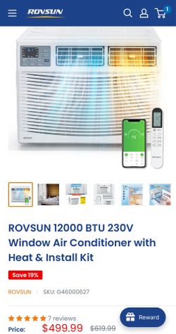 Window Air Conditioner 1200 BTU