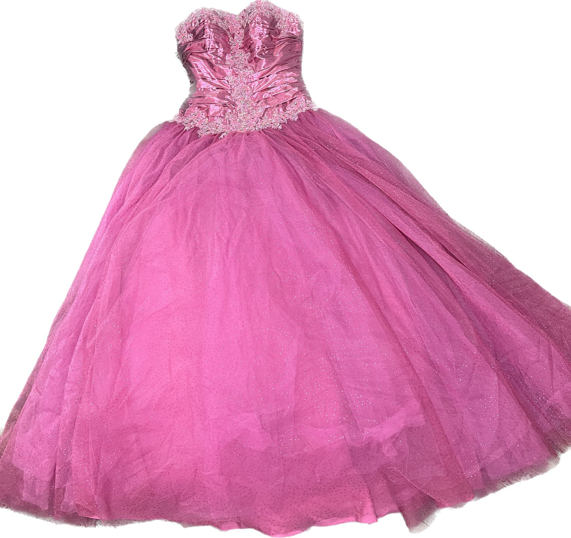 Pink Debutante Prom Dress 