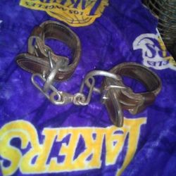 Antique Heavy Duty Horse Hobbles Brown