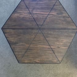 Coffee table and console table.
