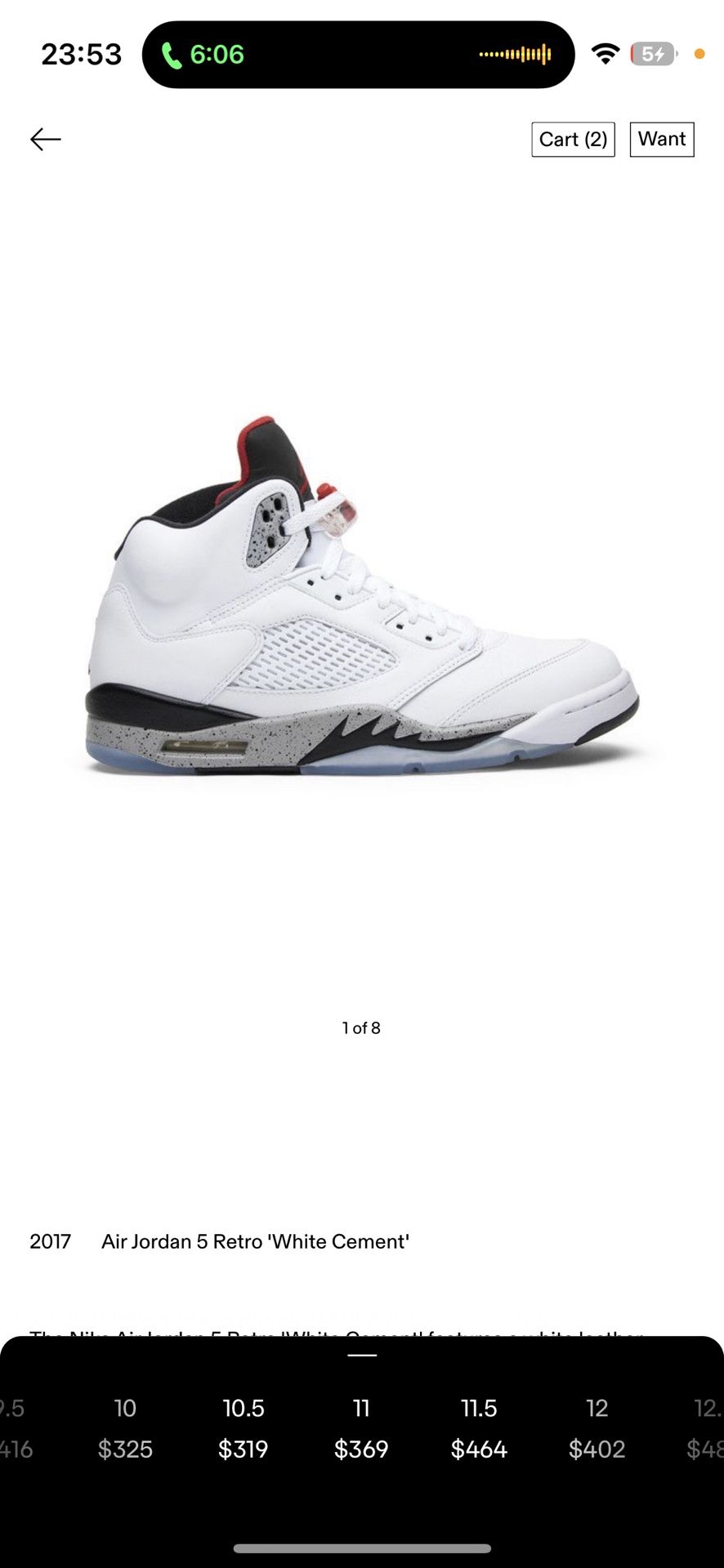 Retro 5 Fire Red