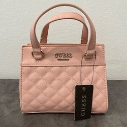 Pink Guess Crossbody Bag