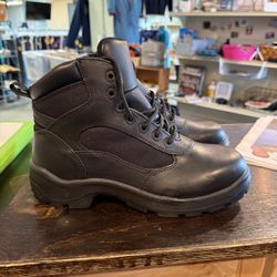 Worx By Red Wing Steel Toe Work Boots Mens Sz 10 Combat Black Boots