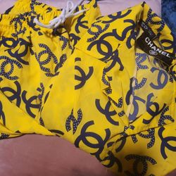 Cc Yellow Short Set