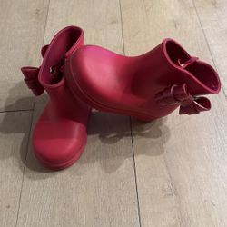 mini melissa  rain boots size 9