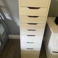 9 Drawer Makeup Vanity Storage 
