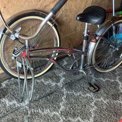 All Chrome Springer Cruiser Bike 