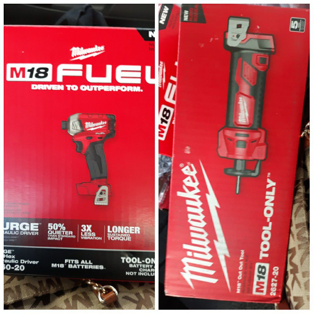Two M18 tools