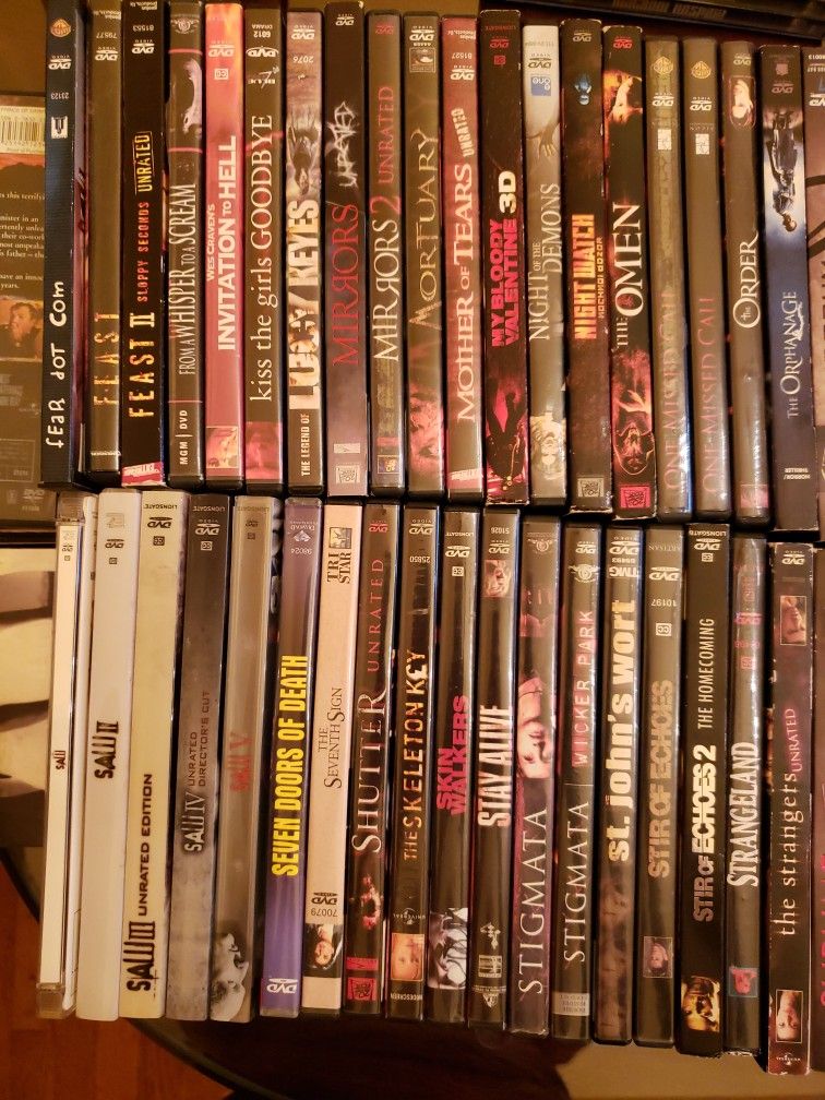 Horror Movies Titled K-W Prices Range