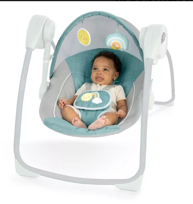 Ingenuity Sun Valley Canopy Portable Swing - Teal