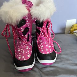 Snow Waterproof Boots For Girl 5-7
