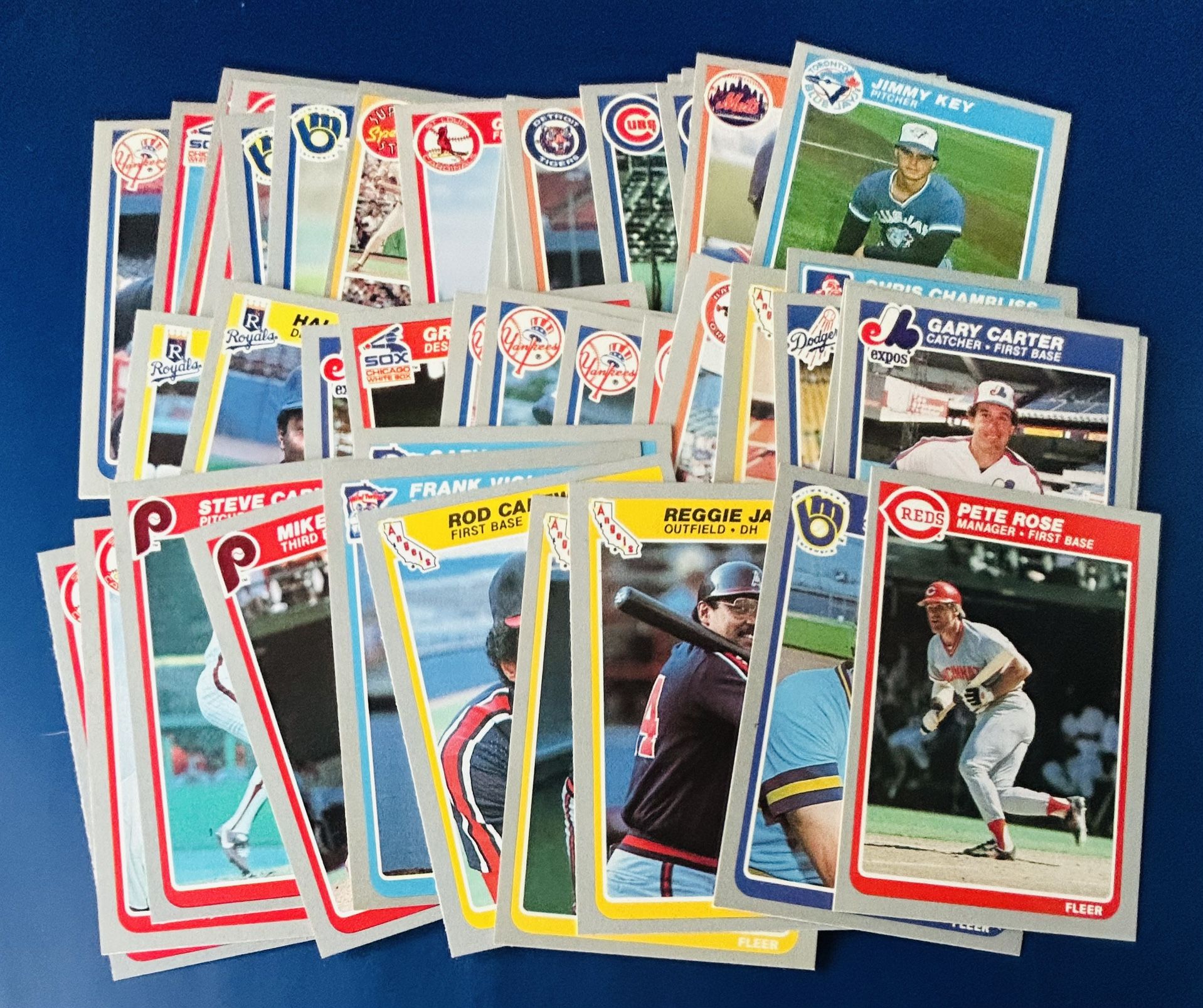 1985 Fleer Baseball Card Lot - HOF, All Stars, Rookies