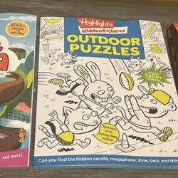 New Set Of 3 Highlights Puzzle Activity Books. Ages 6-9