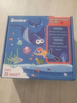 Sprinkler and Splash Water Playmat