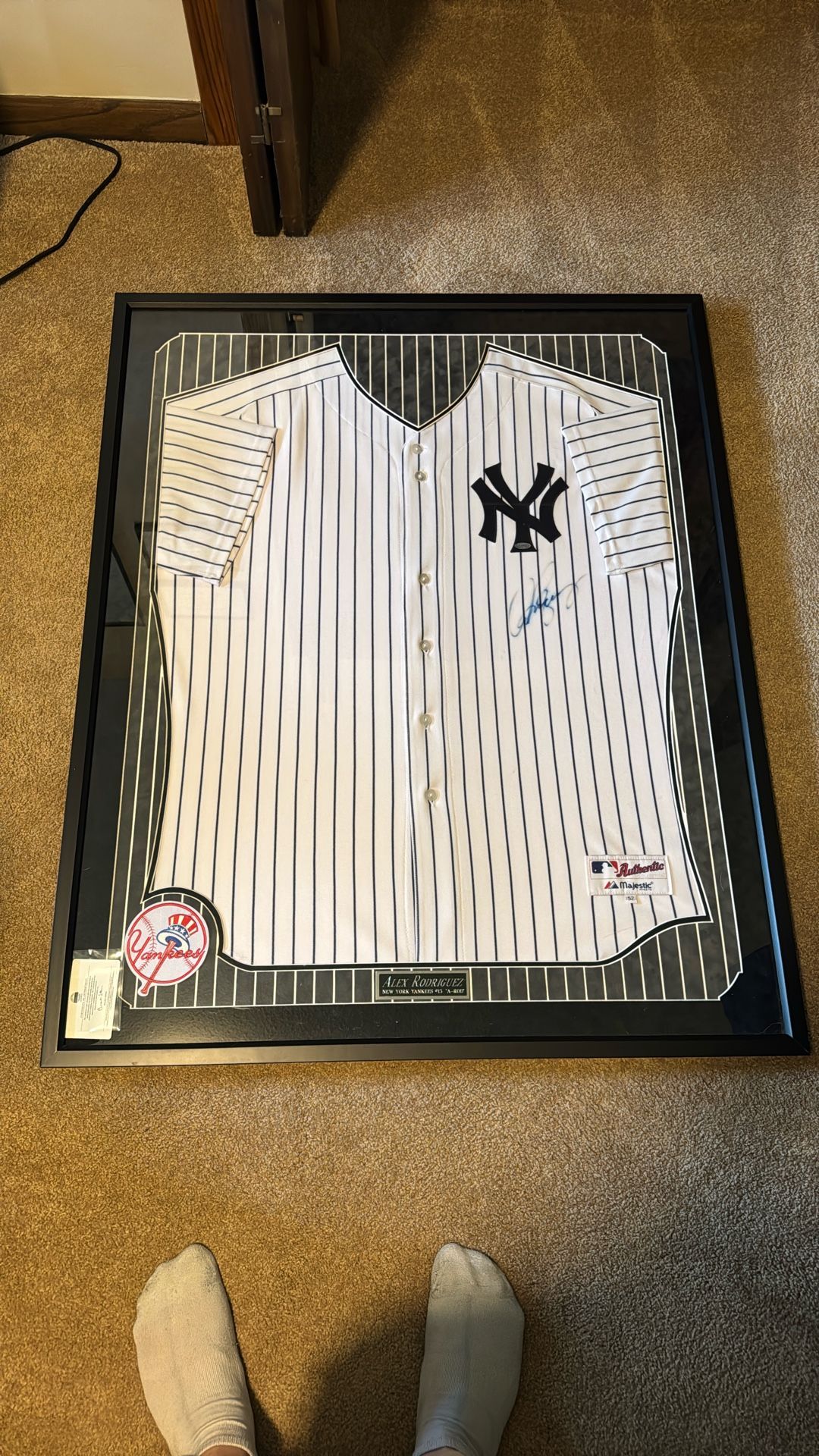 Alex Rodriguez Signed Yankee Jersey w/ COA