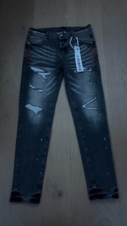 Purple jeans size 36