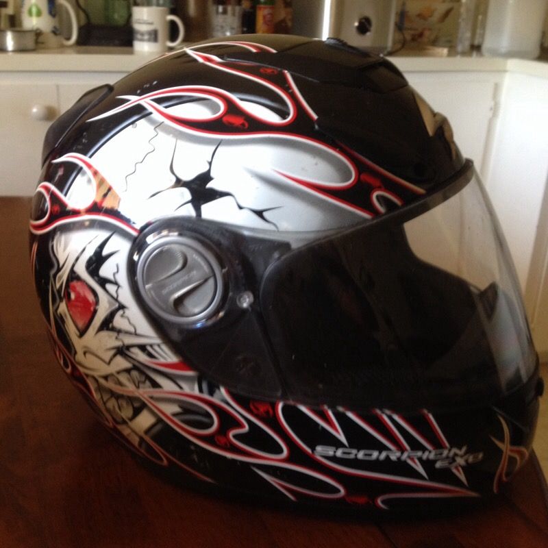 Scorpion EXO 700 Crack Head Motorcycle Helmet