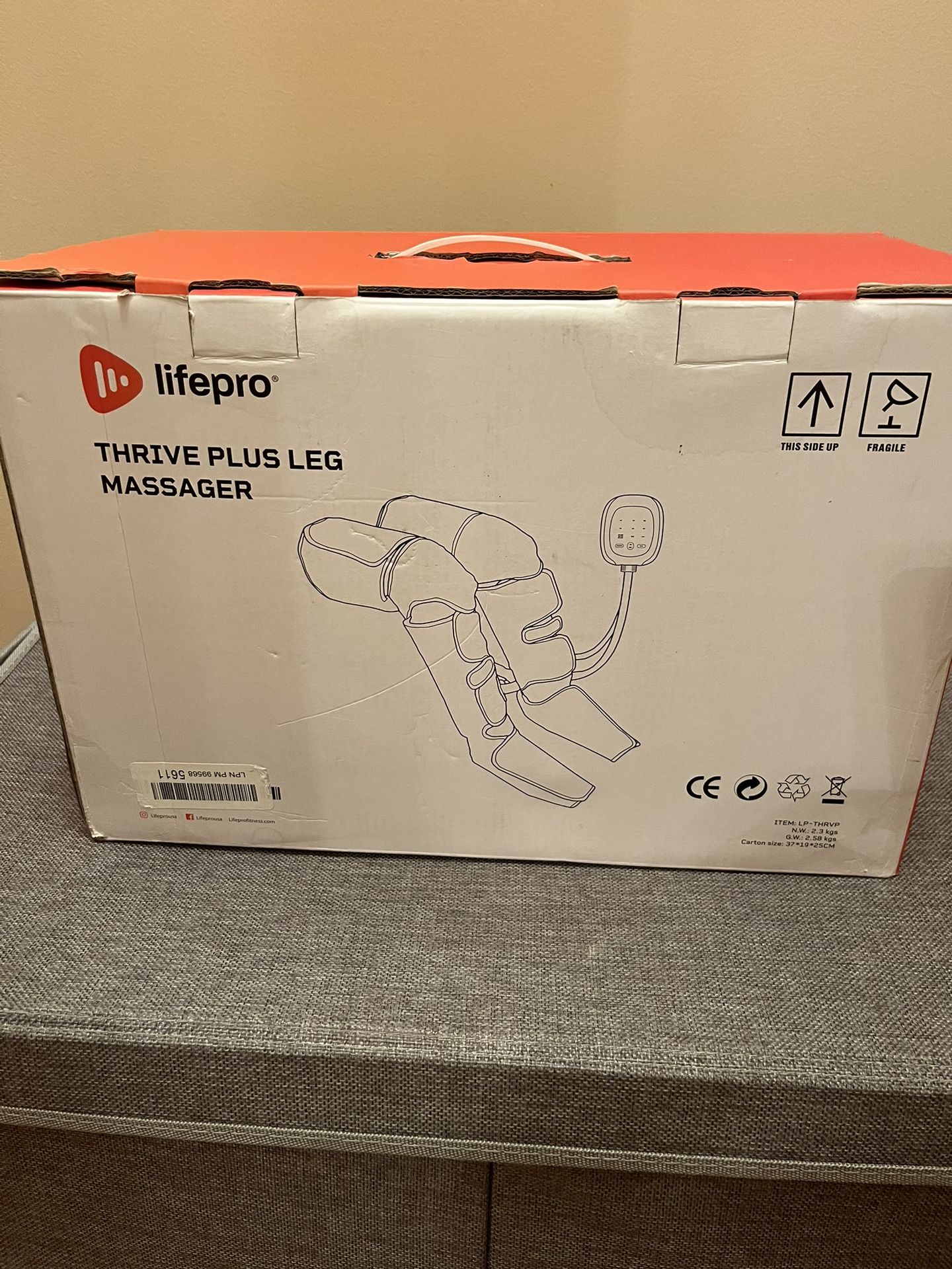 LifePro Thrive Plus Leg Massager LP-THRVP Compression Therapy. Brand new. Great leg massager, for circulation and knee and legs relief