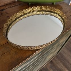 Vanity Or Dresser Mirror Tray