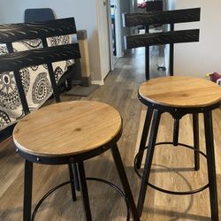 Counter-height barstools x 2