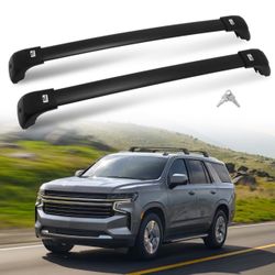 Brand New In The Box- 330lbs Lockable Roof Rack Cross Bars Fit for Chevrolet Tahoe, Chevy Suburban,GMC Yukon & Yukon XL, Cadillac Escalade ESV 2021 20