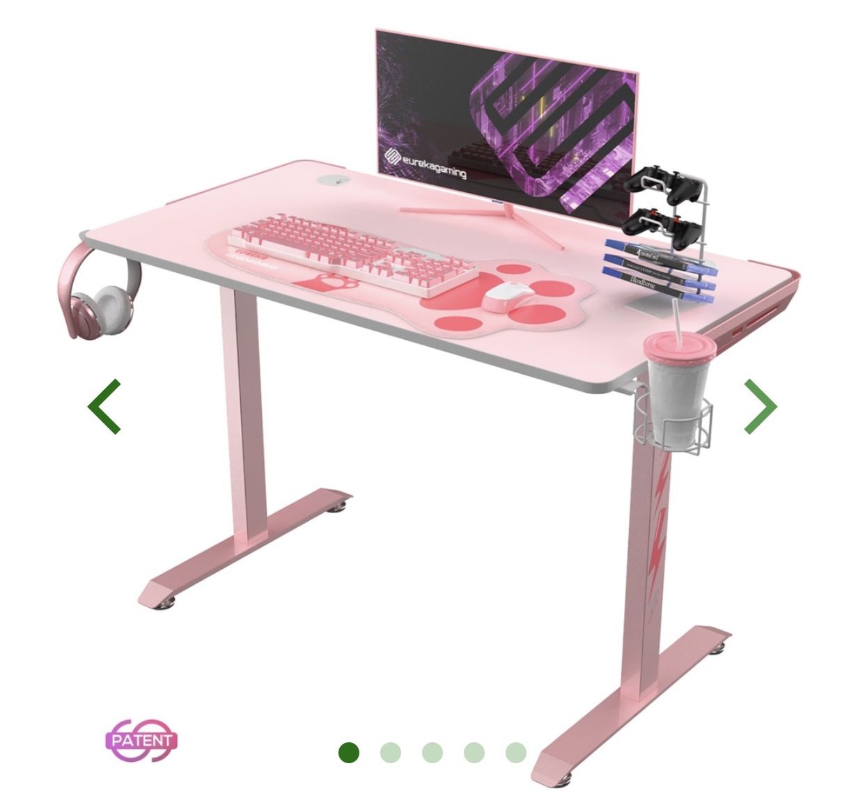 NEW PINK 45” GAMING/OFFICE DESK!