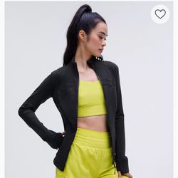 (New) Lululemon Define Jacket Luon - Women’s  Size 6 - Black Colorway
