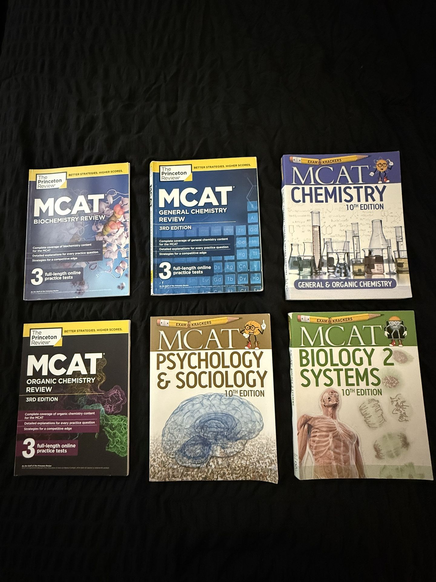 MCAT REVIEW BOOKS
