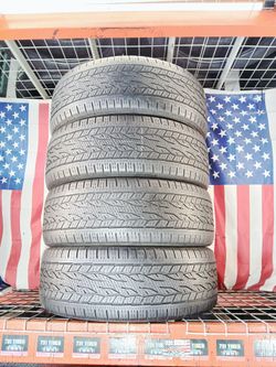 ✅ P275/60R20 CONTINENTAL CROSSCONTACT LX20 WITH ECOPLUS TECHNOLOGY Crossover & SUV 4 NICE USED TIRES 275 60 20