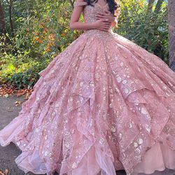 Rose Gold Quince Dress