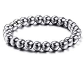 Stainless Steel Beaded Bracelet