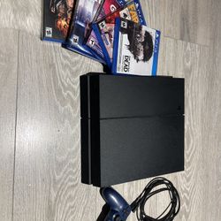 Sony PlayStation 4 (500 Gb Console, Controller And 5 Games)