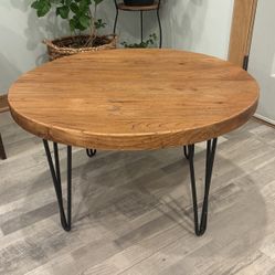 Rustic Round Coffe Table