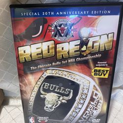NBA CHICAGO BULLS 1ST CHAMPIONSHIP 20TH ANNIVERSARY "RED REIGN" DVD