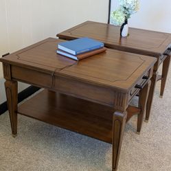 Solid Wood End Tables